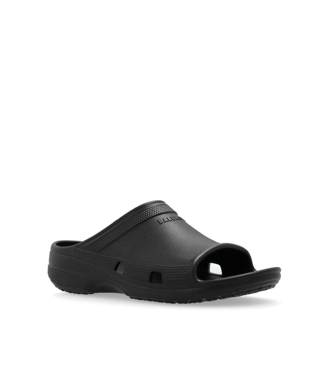 BALENCIAGA Черные шлепанцы, фото 2