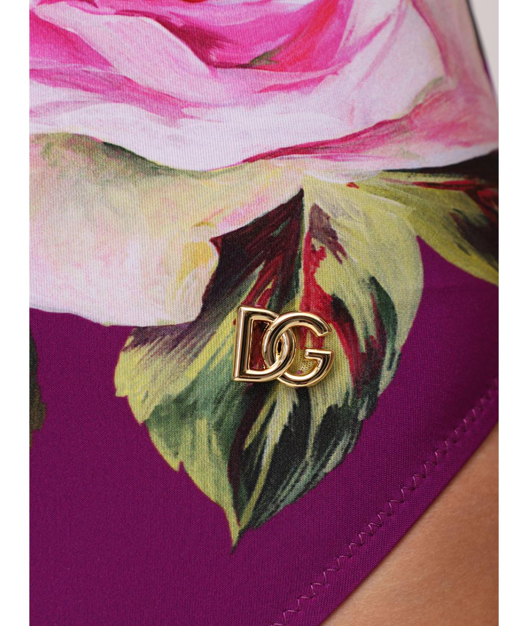 DOLCE&GABBANA Розовый купальник, фото 4
