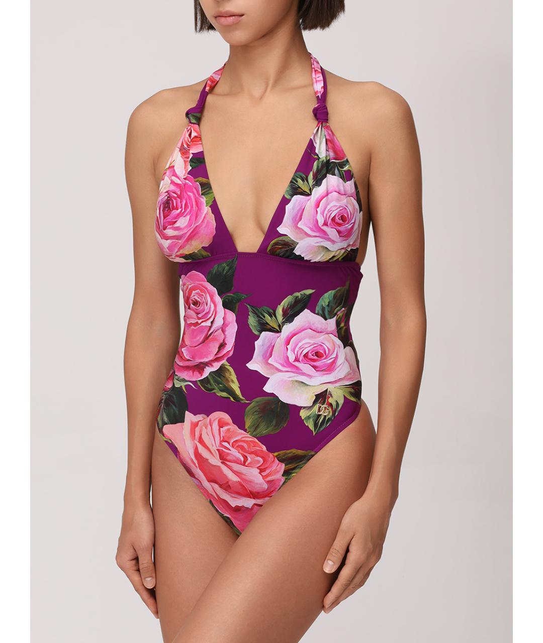 DOLCE&GABBANA Розовый купальник, фото 2