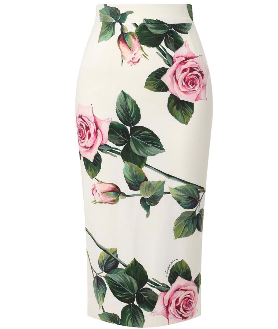 DOLCE&GABBANA Белый костюм с юбками, фото 3