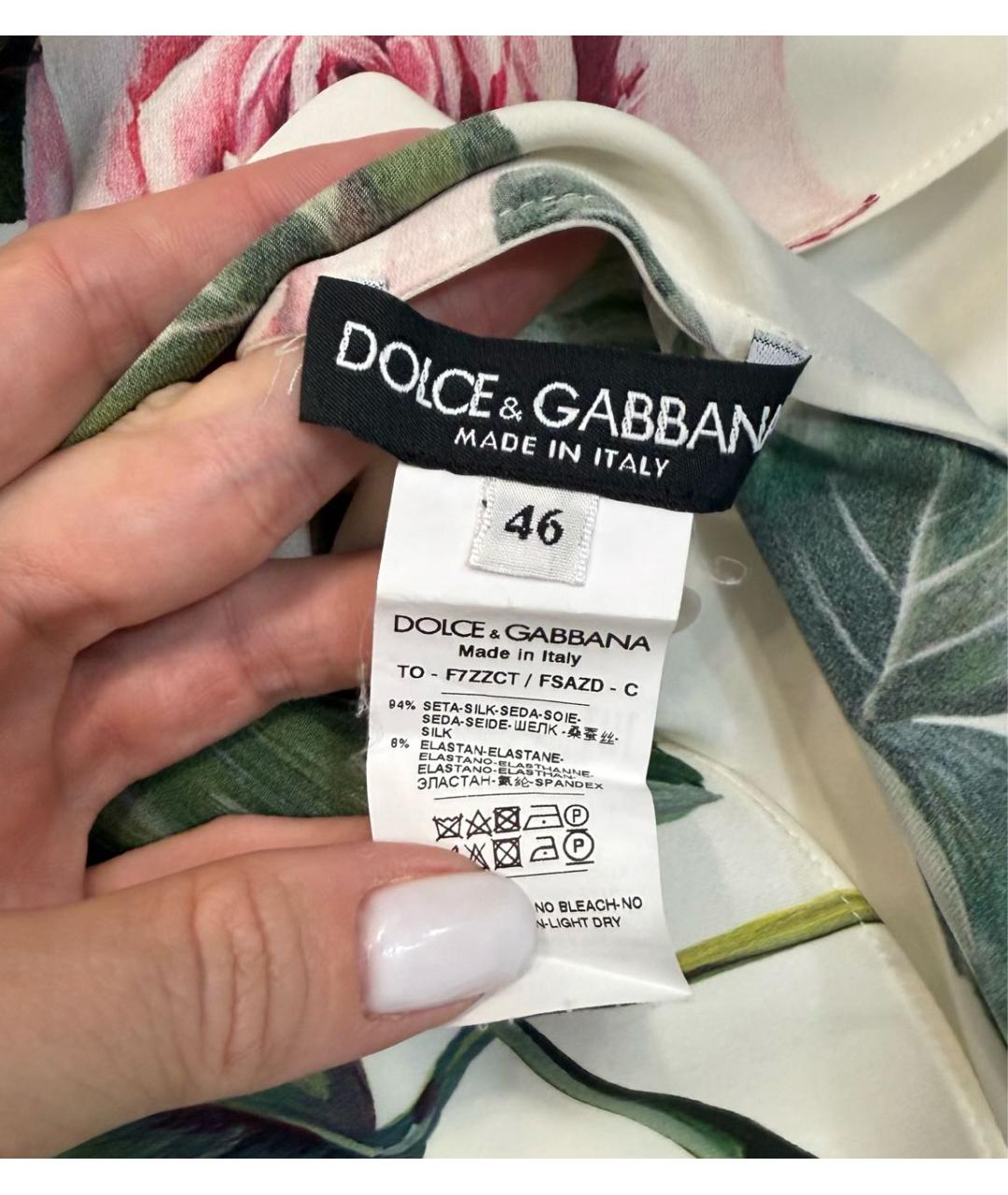 DOLCE&GABBANA Белый костюм с юбками, фото 6
