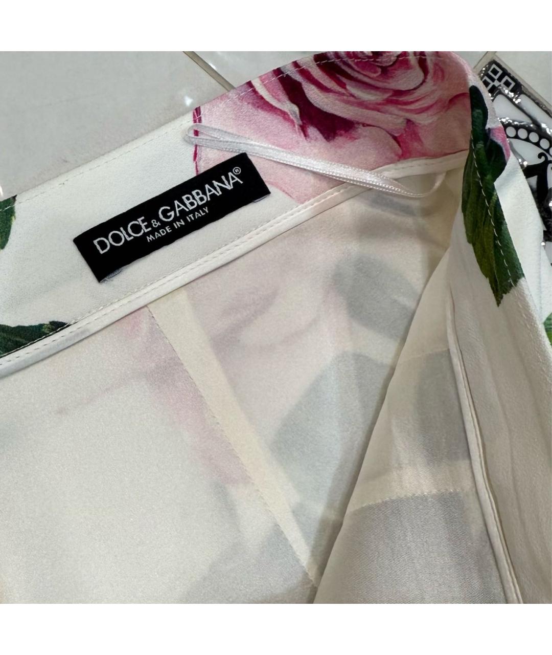DOLCE&GABBANA Белый костюм с юбками, фото 4