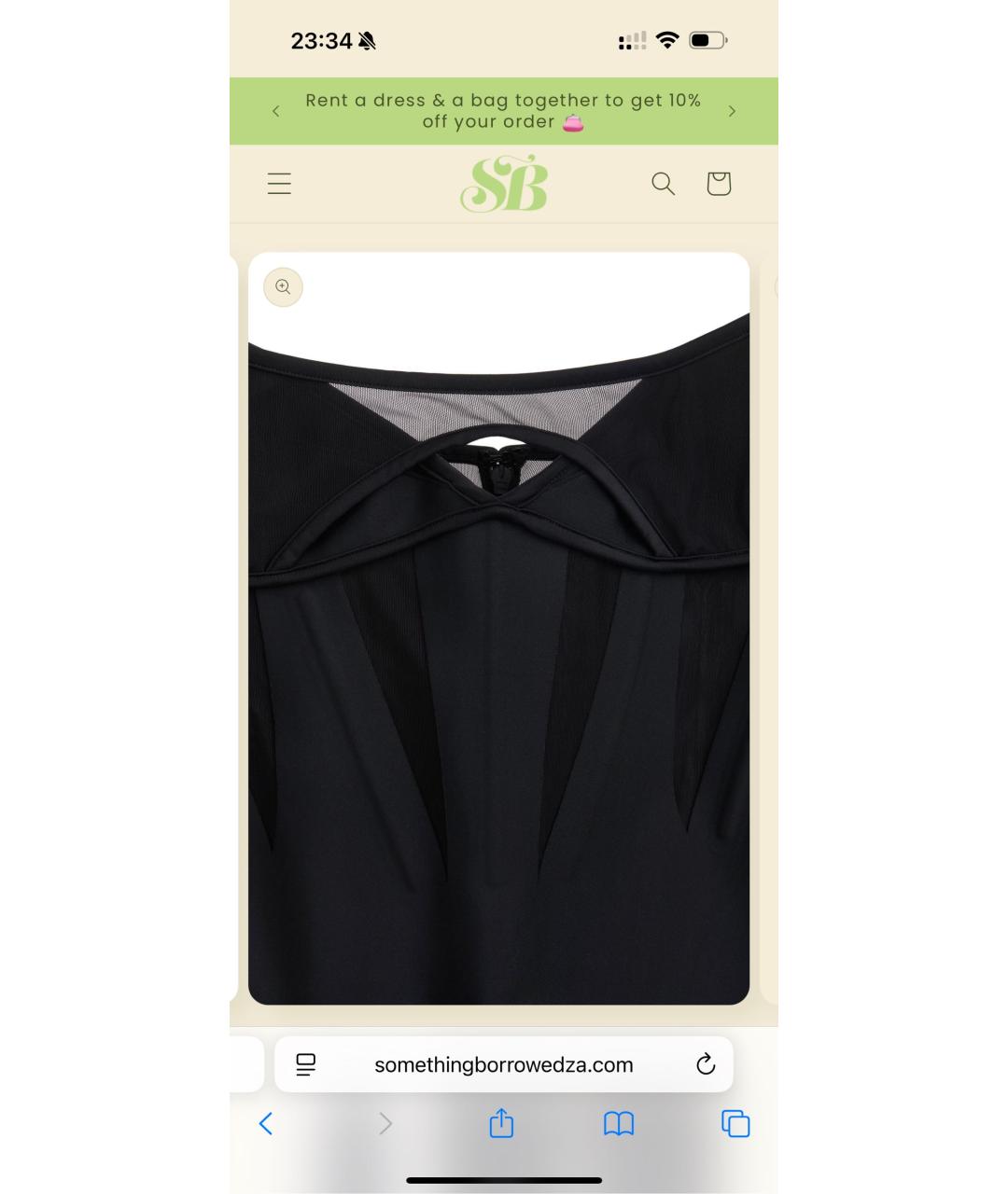 MUGLER Черное полиамидовое коктейльное платье, фото 4