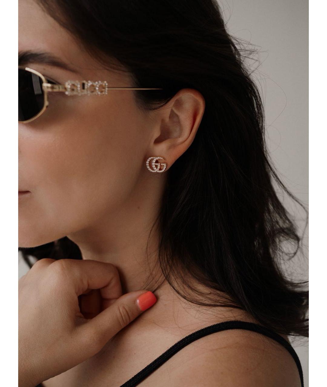 GUCCI Золотые серьги, фото 4