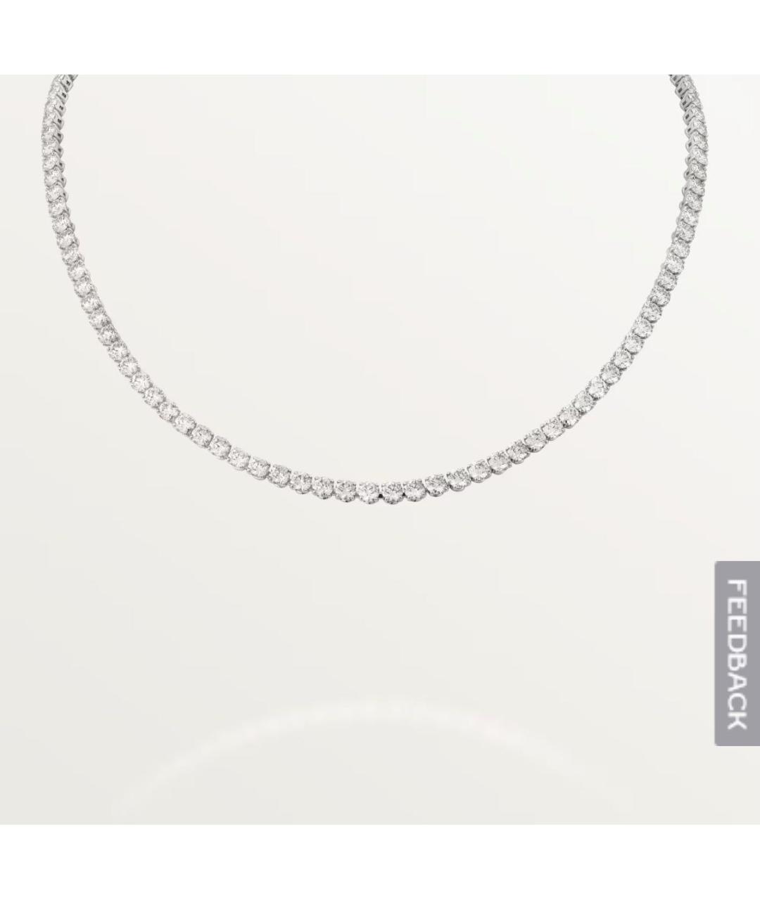 CARTIER Колье из белого золота, фото 3