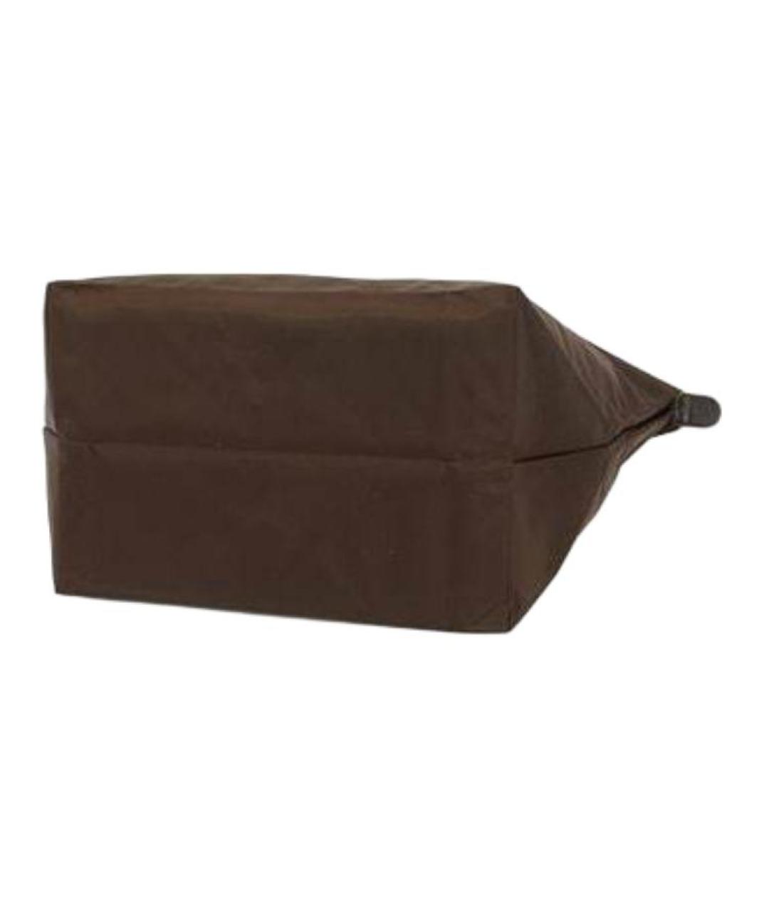 LONGCHAMP Коричневая сумка с короткими ручками, фото 4