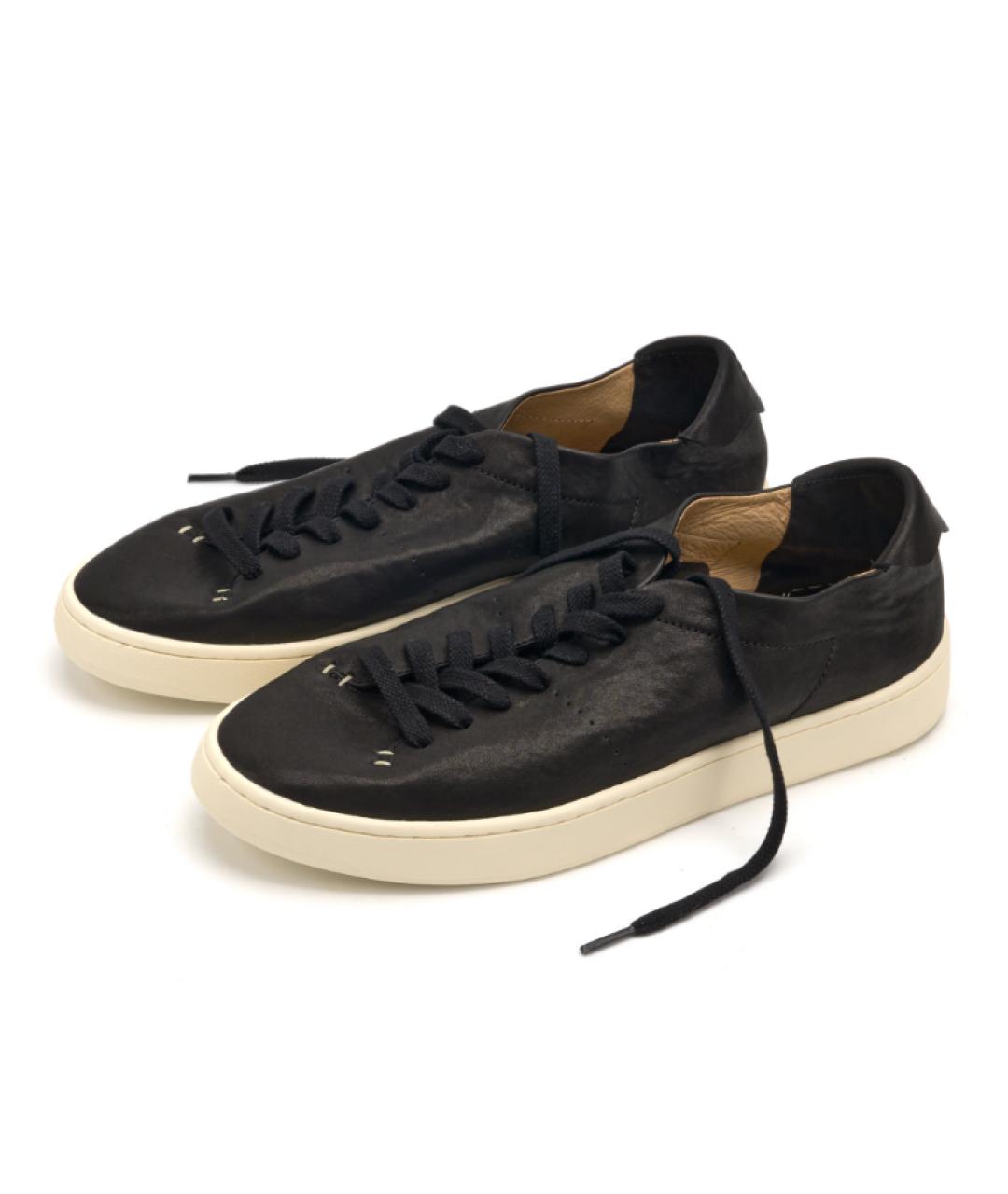 FOOT INDUSTRY Черные кожаные кеды, фото 3
