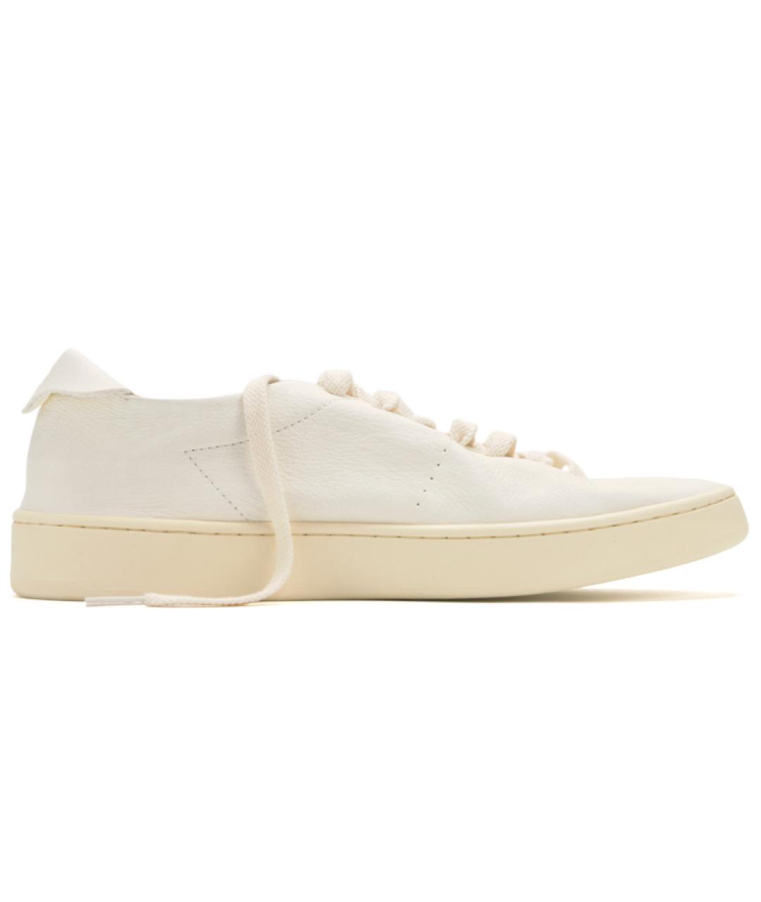 FOOT INDUSTRY Белые кожаные кеды, фото 1