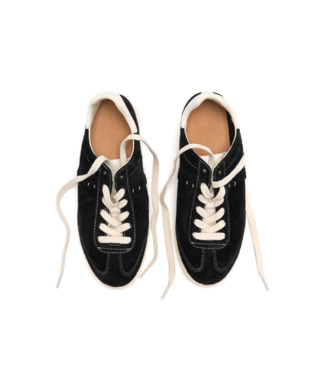 FOOT INDUSTRY Черные замшевые кеды, фото 4