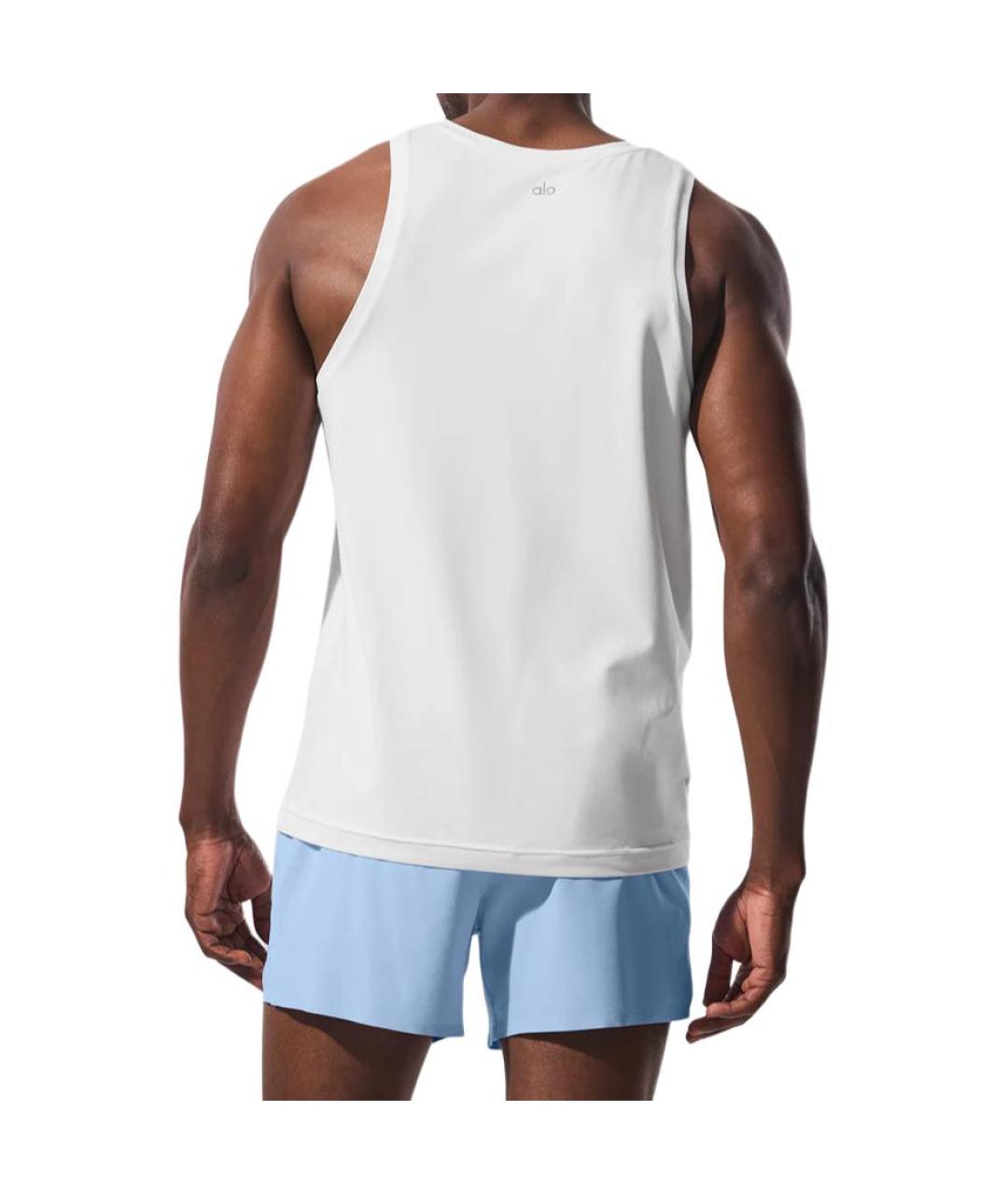 ALO YOGA Белая майка, фото 2