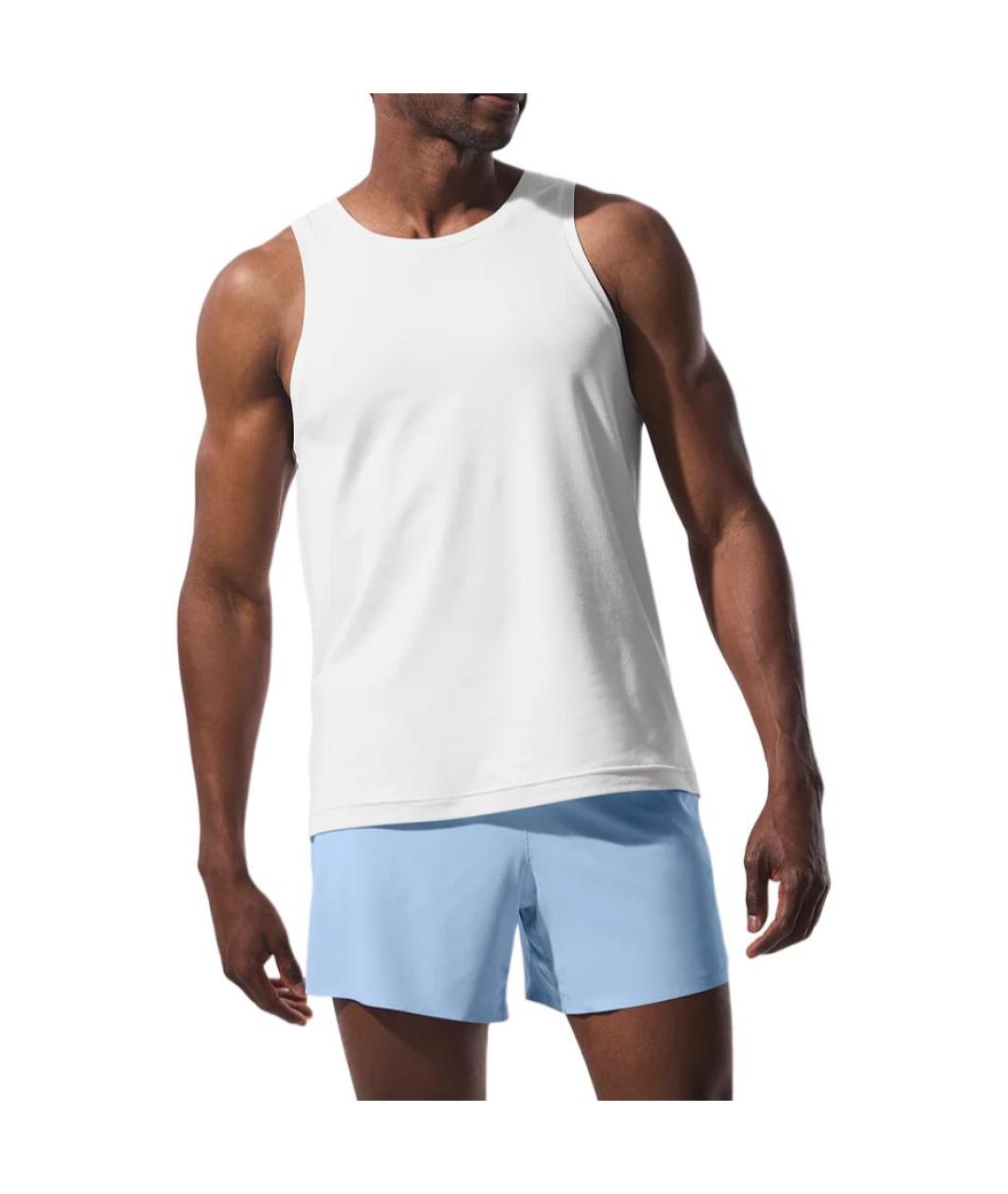 ALO YOGA Белая майка, фото 3