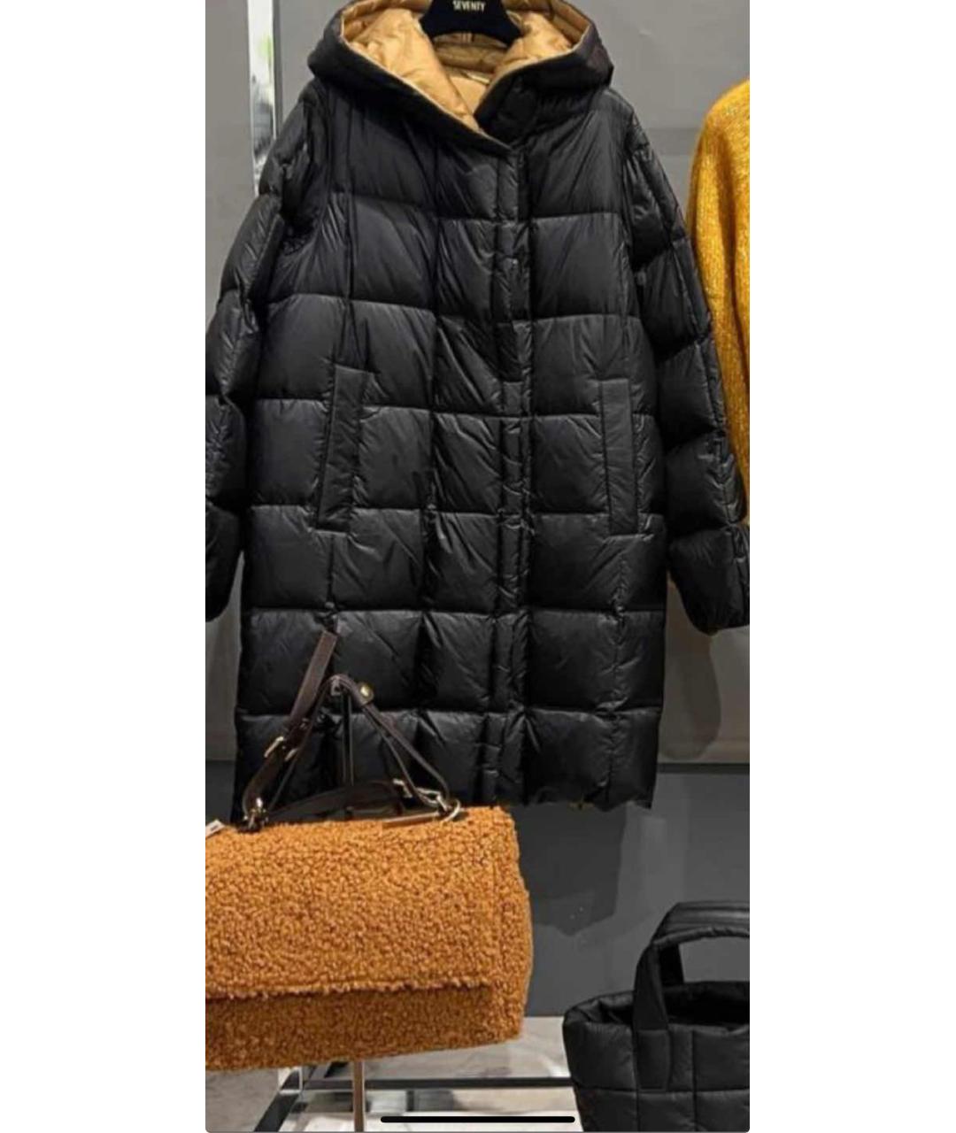 MAX MARA Черный пуховик, фото 2
