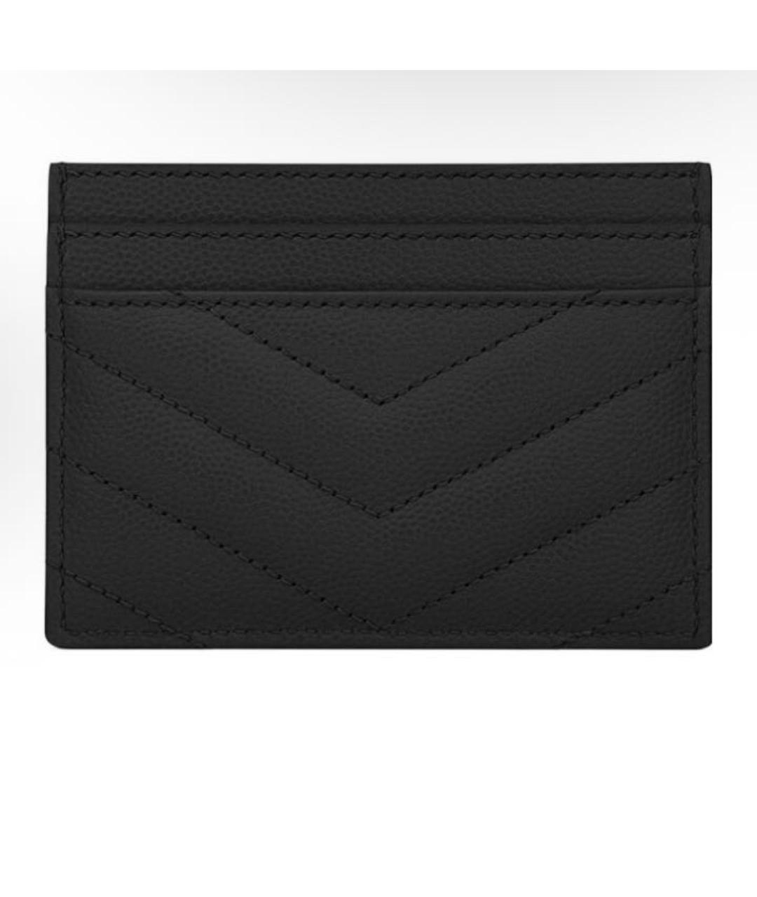 SAINT LAURENT Черный кардхолдер, фото 3