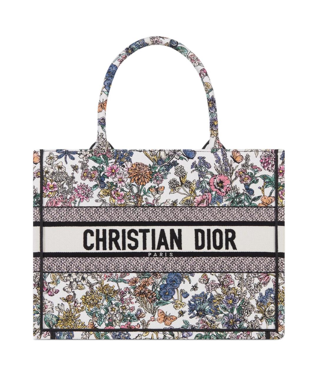 CHRISTIAN DIOR Белая сумка с короткими ручками, фото 1