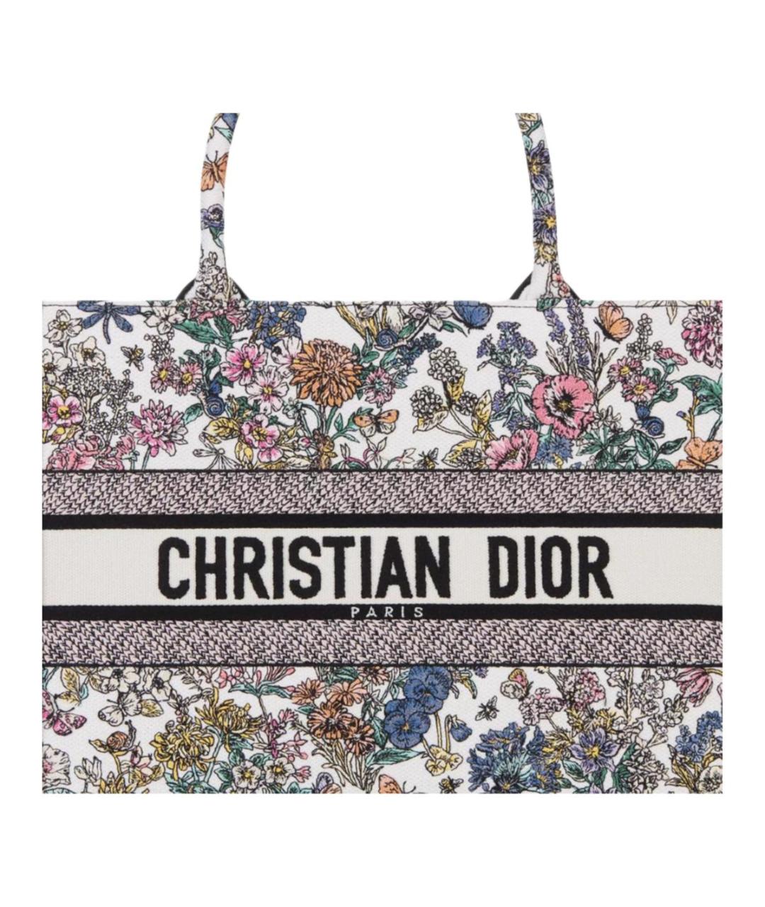 CHRISTIAN DIOR Белая сумка с короткими ручками, фото 5