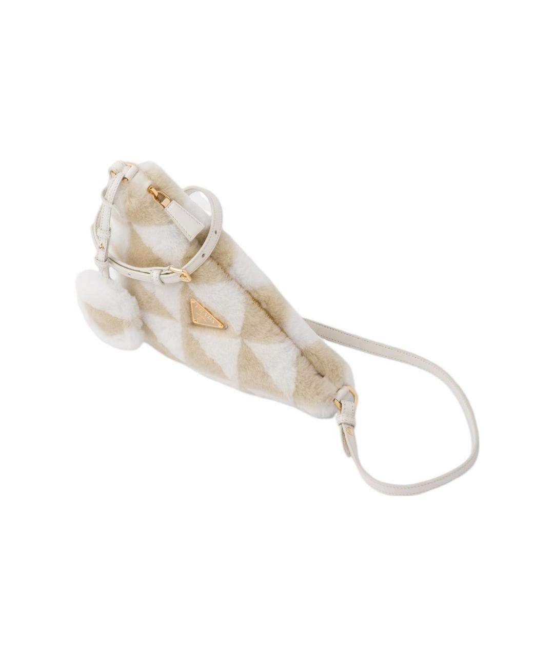 PRADA Бежевая сумка через плечо, фото 2