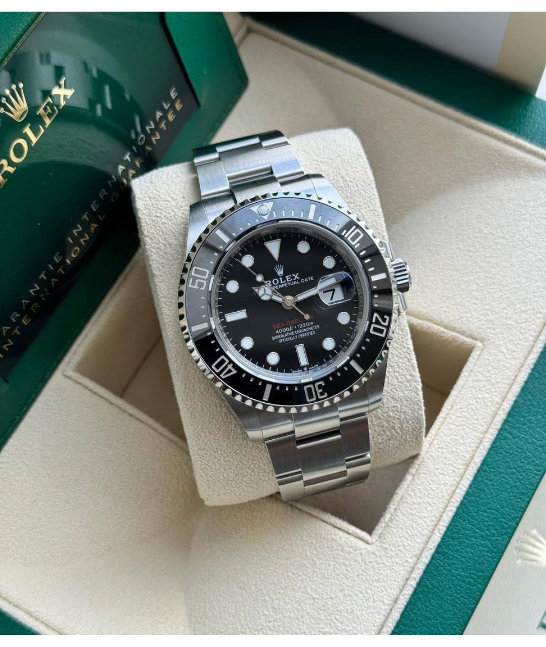 ROLEX Черные часы, фото 2
