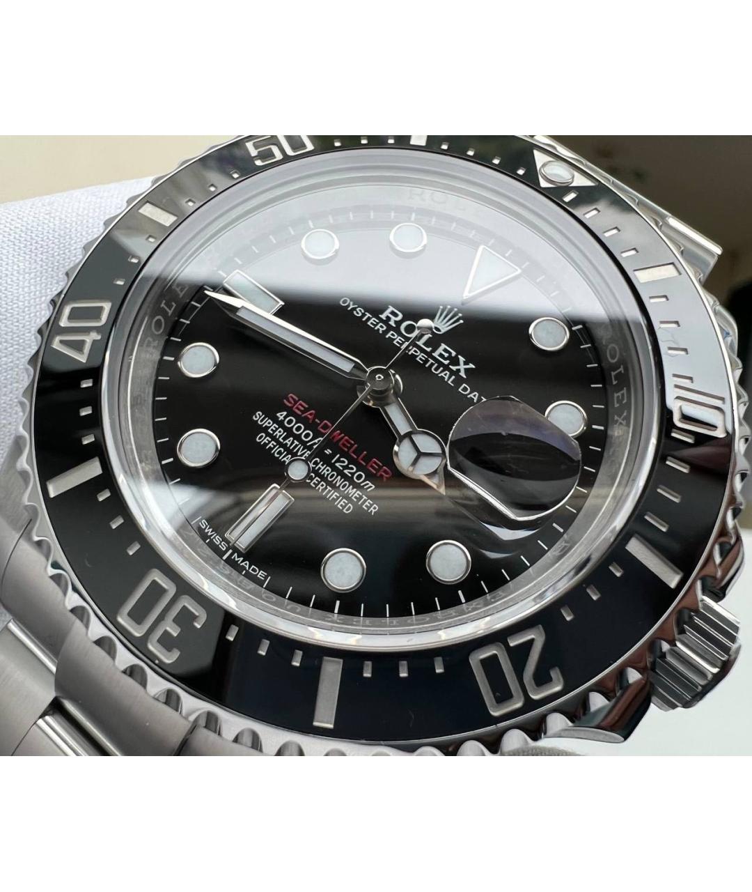 ROLEX Черные часы, фото 4