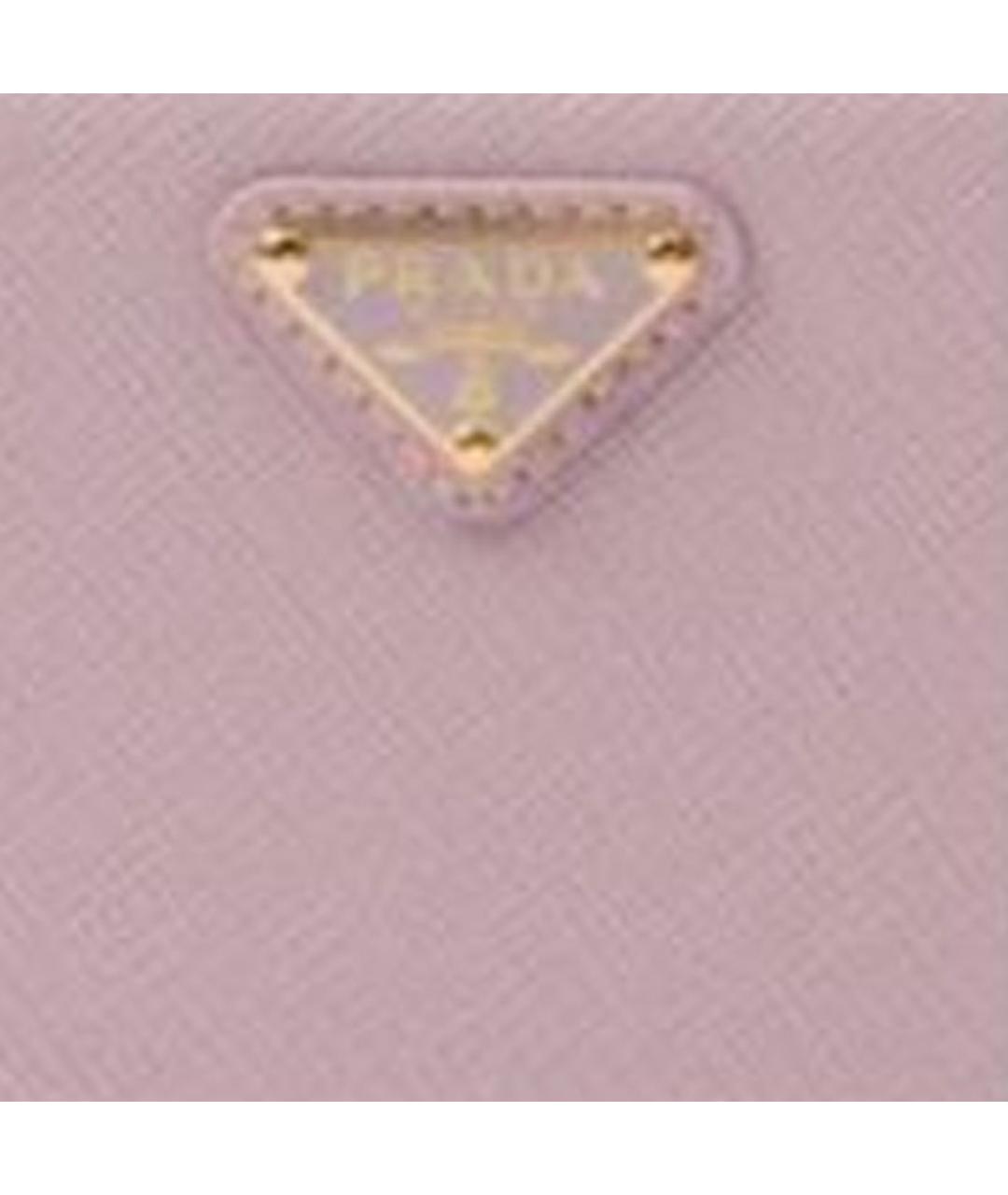 PRADA Розовая кожаная сумка через плечо, фото 6