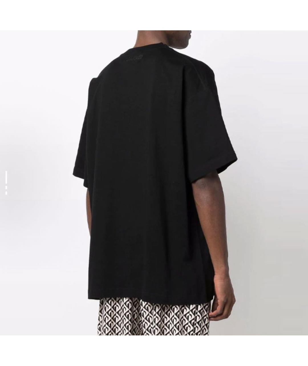 VETEMENTS Черная хлопковая футболка, фото 2