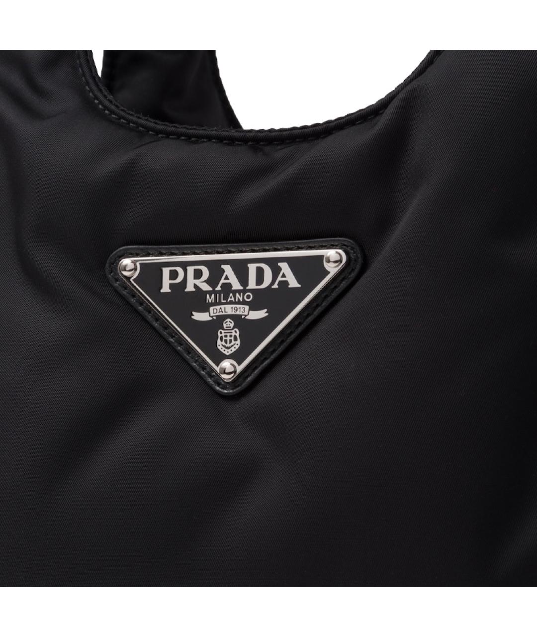 PRADA Черная сумка с короткими ручками, фото 5