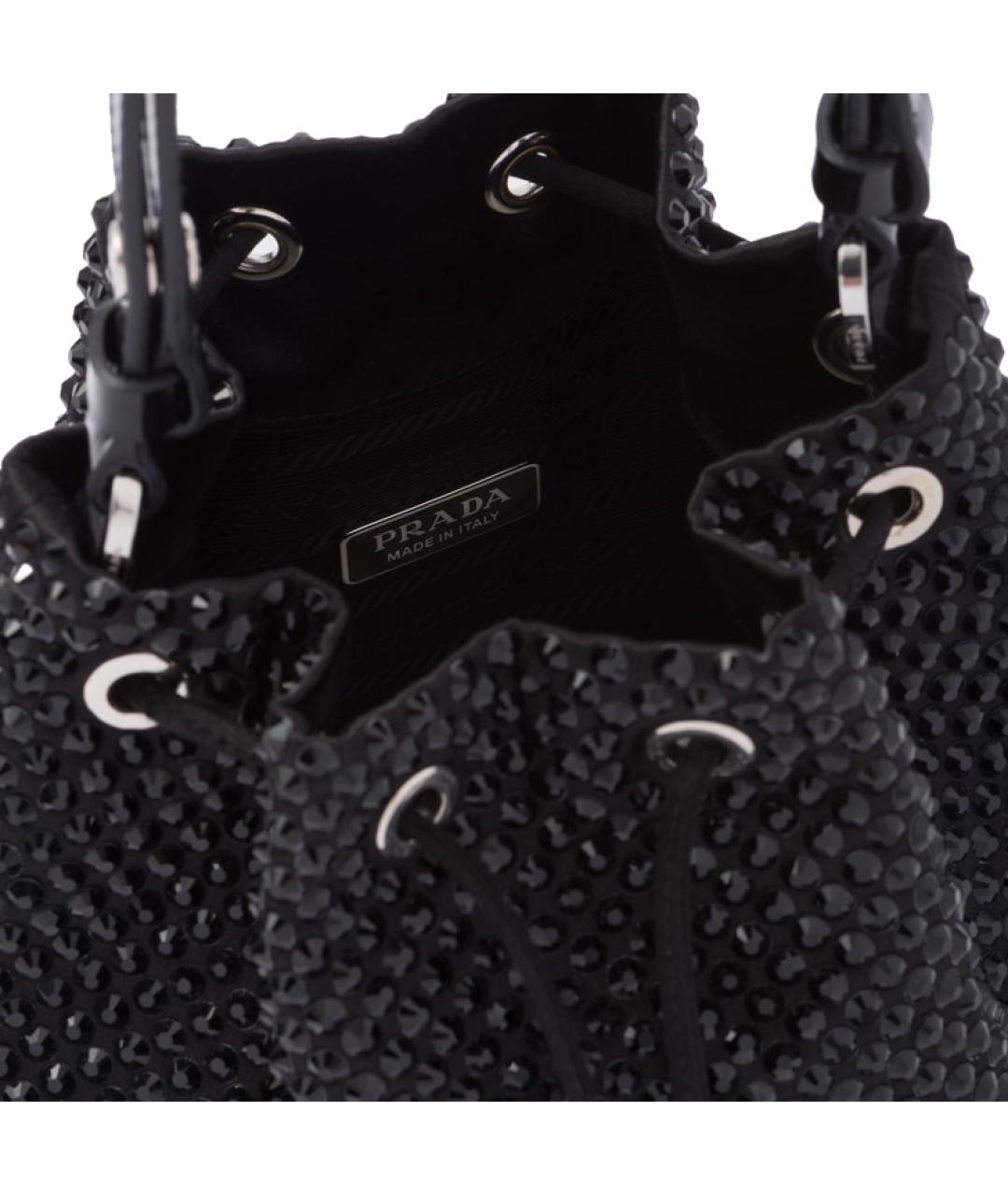 PRADA Черная сумка с короткими ручками, фото 4
