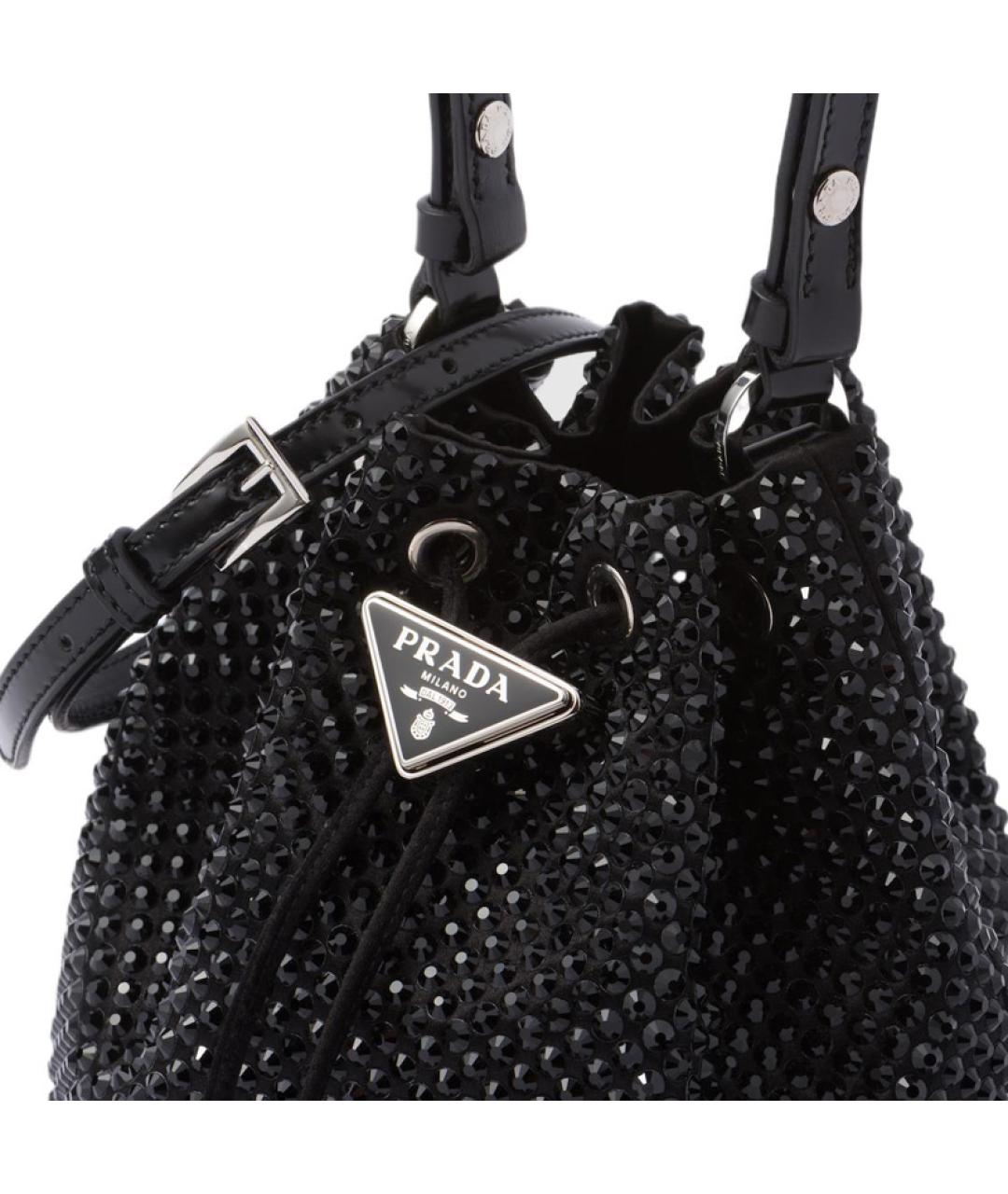 PRADA Черная сумка с короткими ручками, фото 5