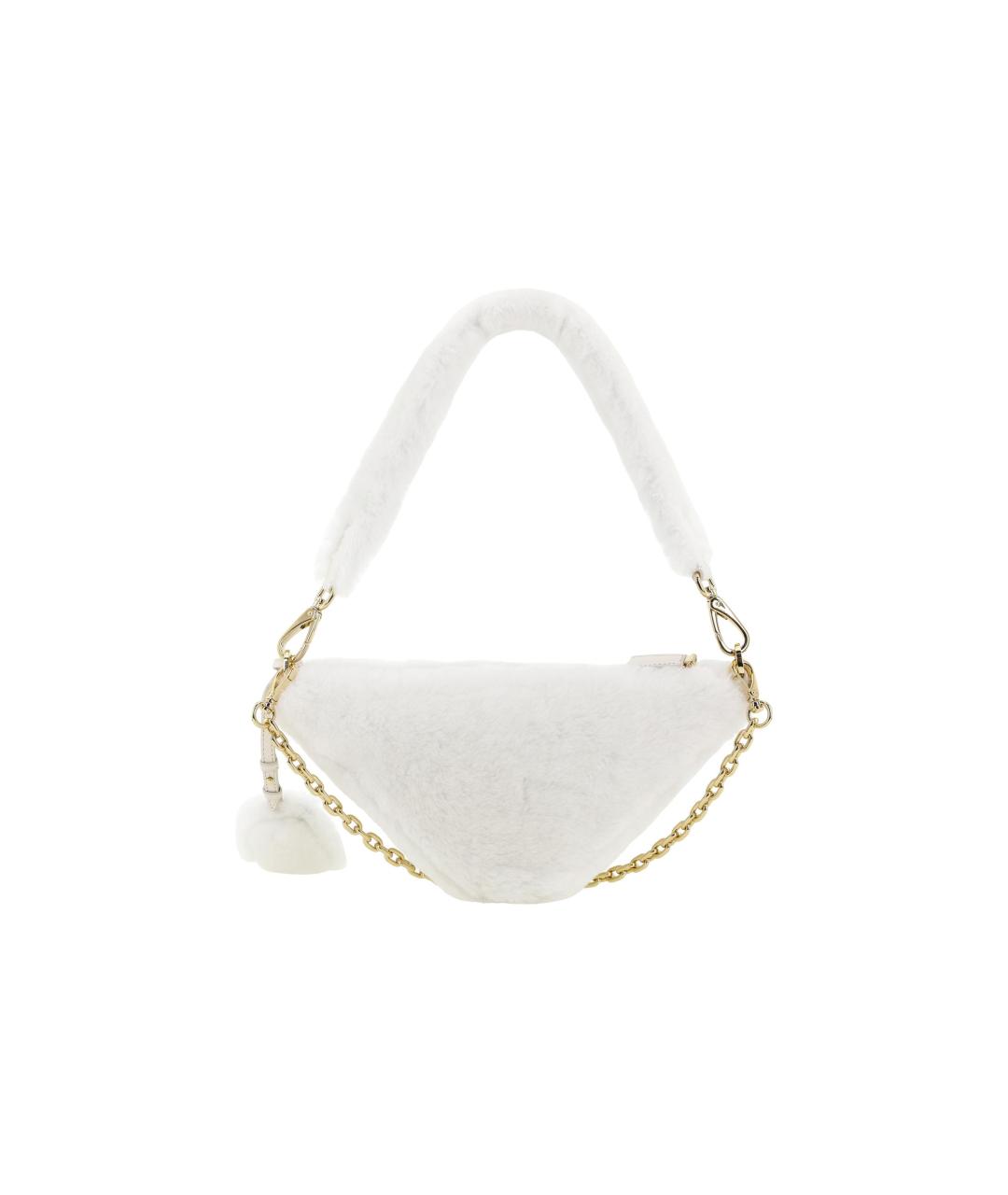 PRADA Белая сумка с короткими ручками, фото 3