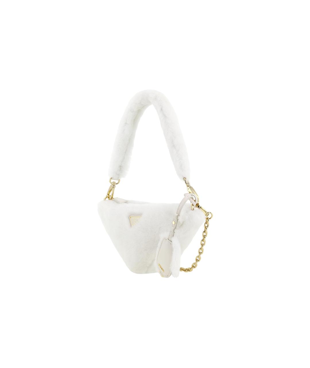 PRADA Белая сумка с короткими ручками, фото 2