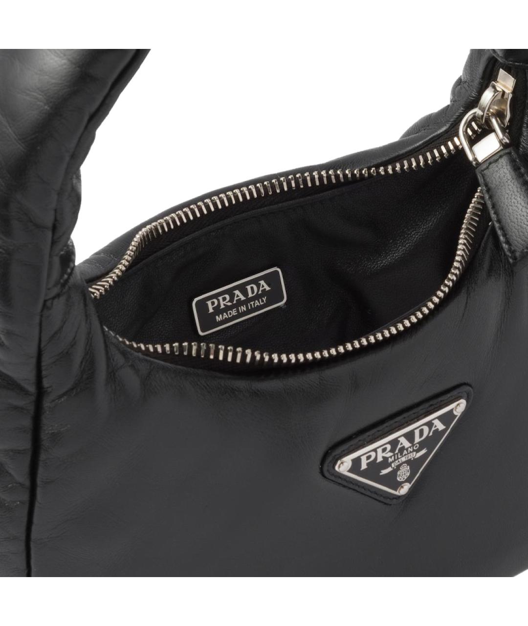 PRADA Черная сумка с короткими ручками, фото 6