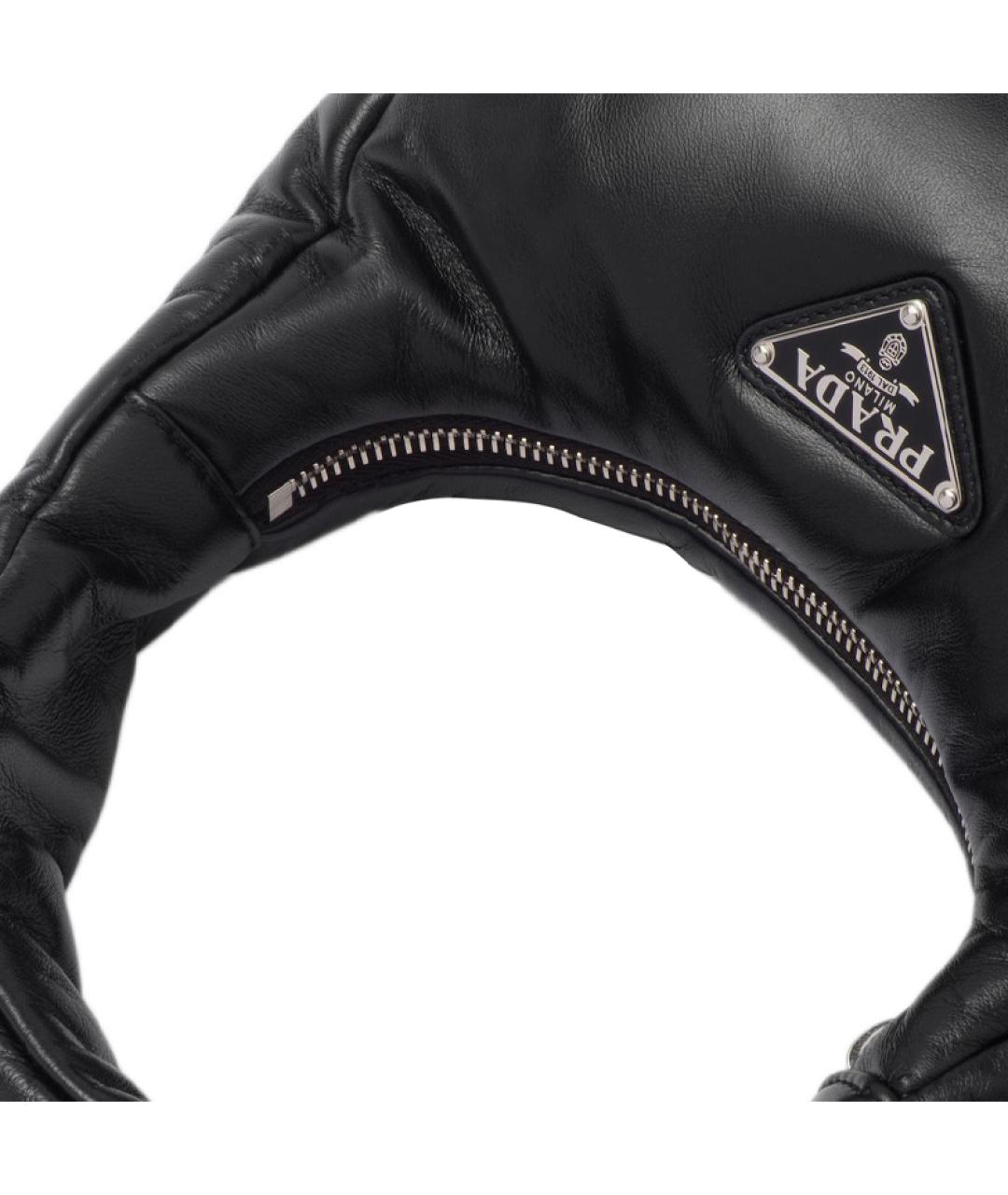 PRADA Черная сумка с короткими ручками, фото 5