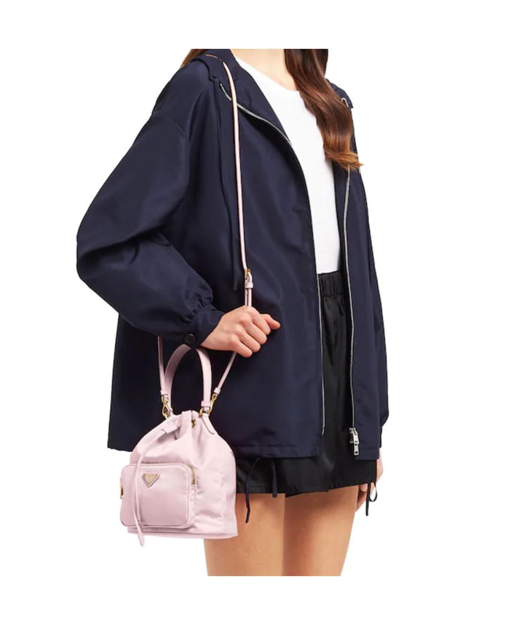 PRADA Розовая сумка с короткими ручками, фото 6