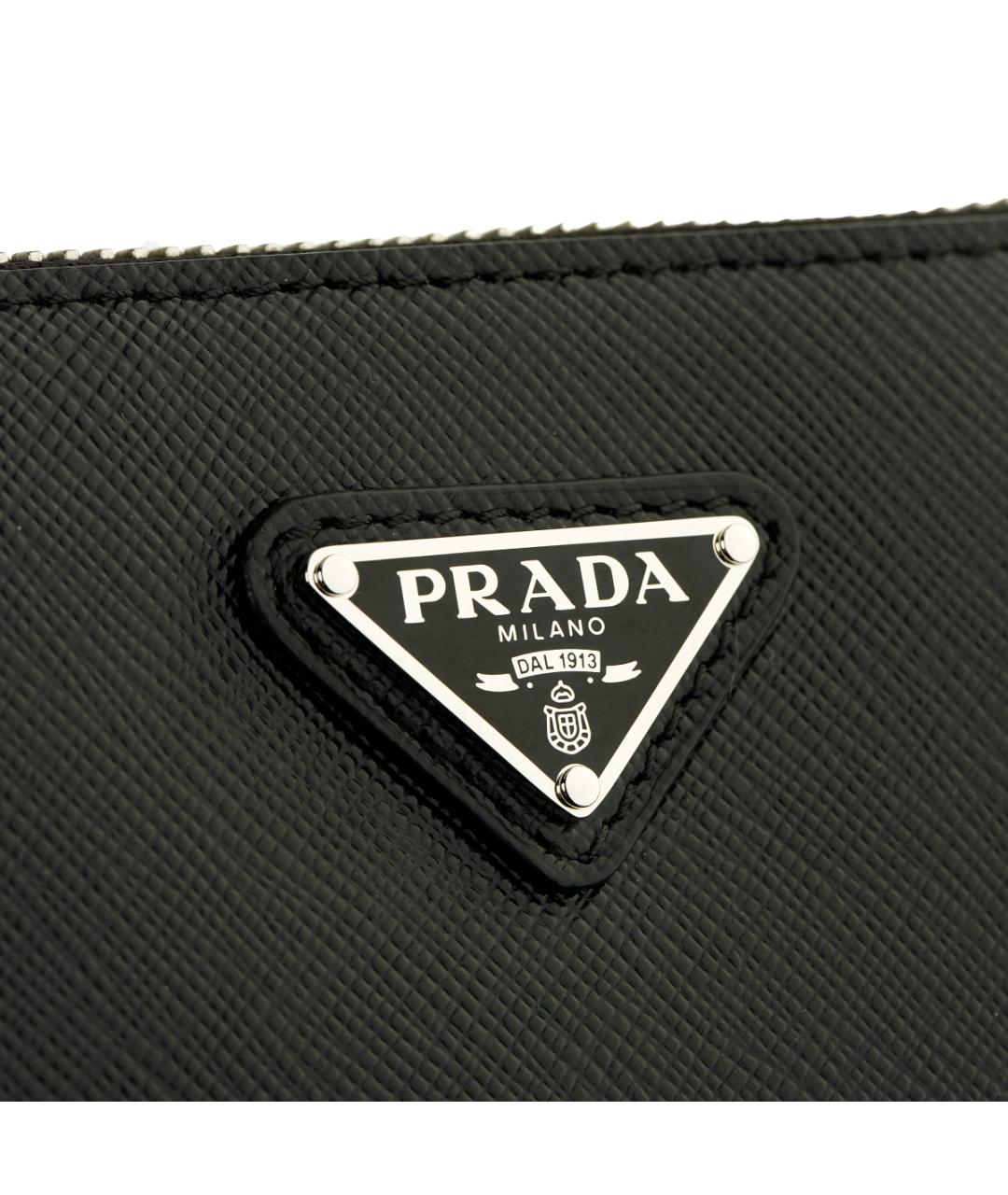 PRADA Черная кожаная папка для документов, фото 8