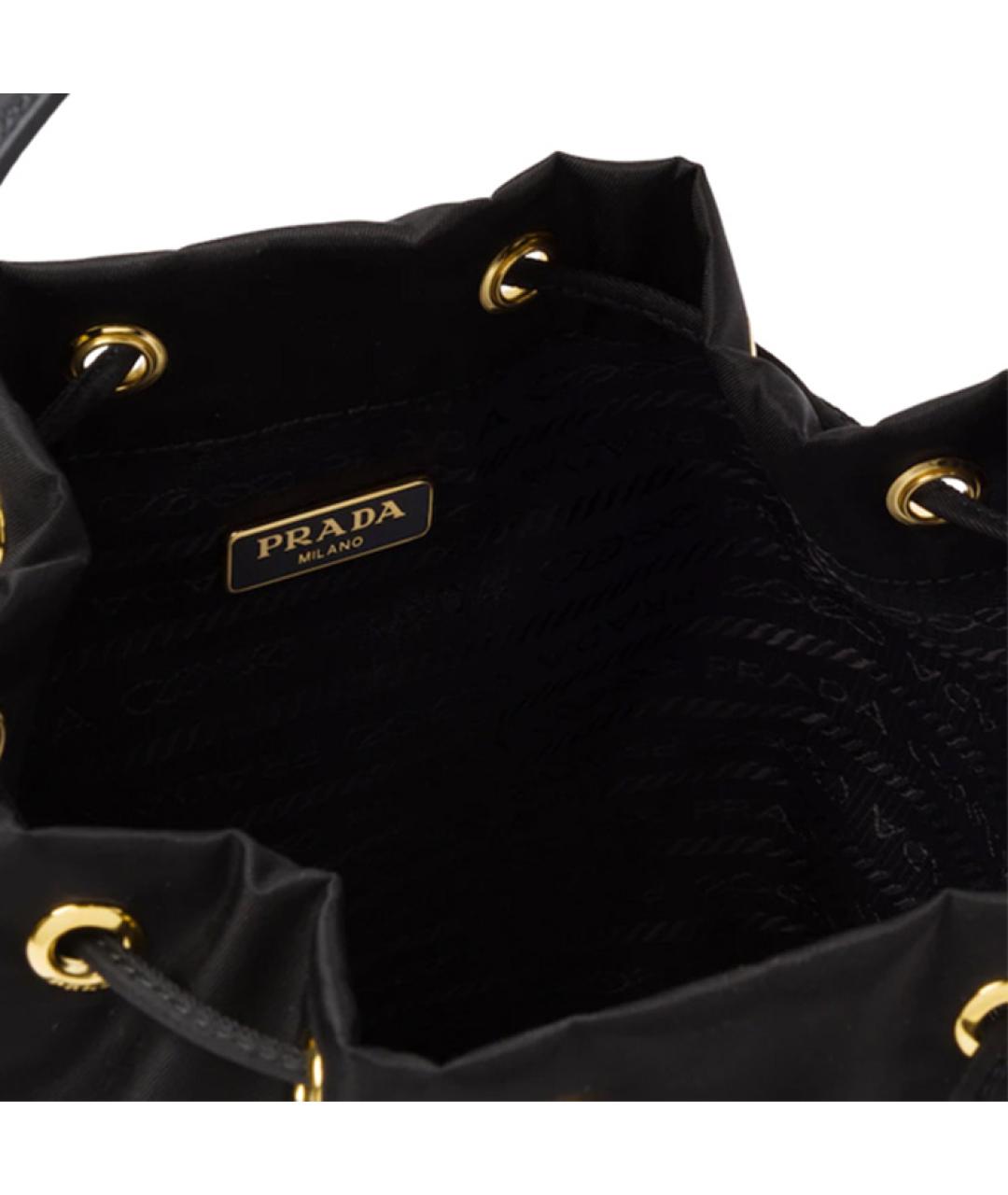 PRADA Черная сумка с короткими ручками, фото 4