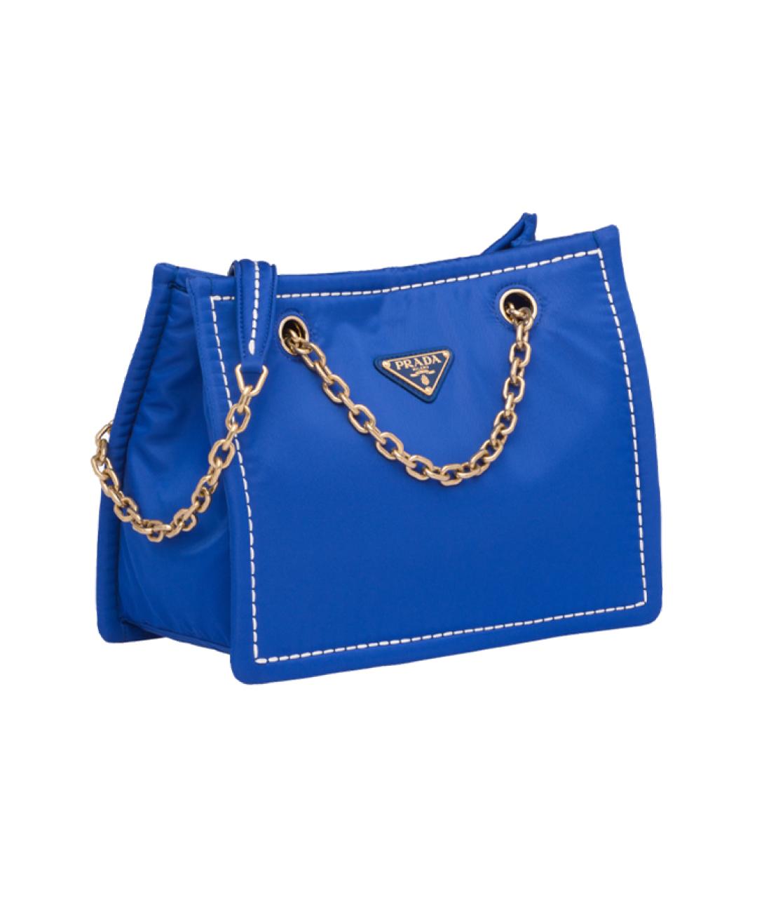 PRADA Синяя сумка через плечо, фото 1