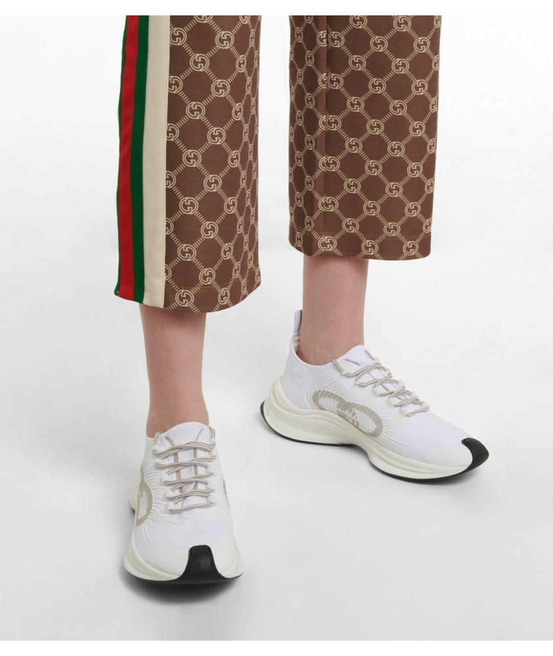 GUCCI Белые кроссовки, фото 7
