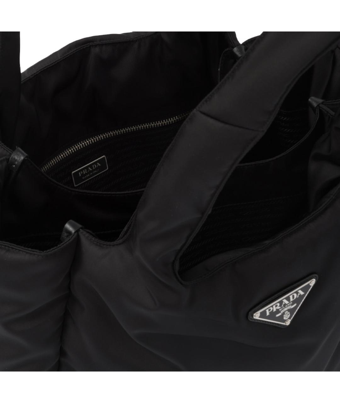 PRADA Черная сумка с короткими ручками, фото 5