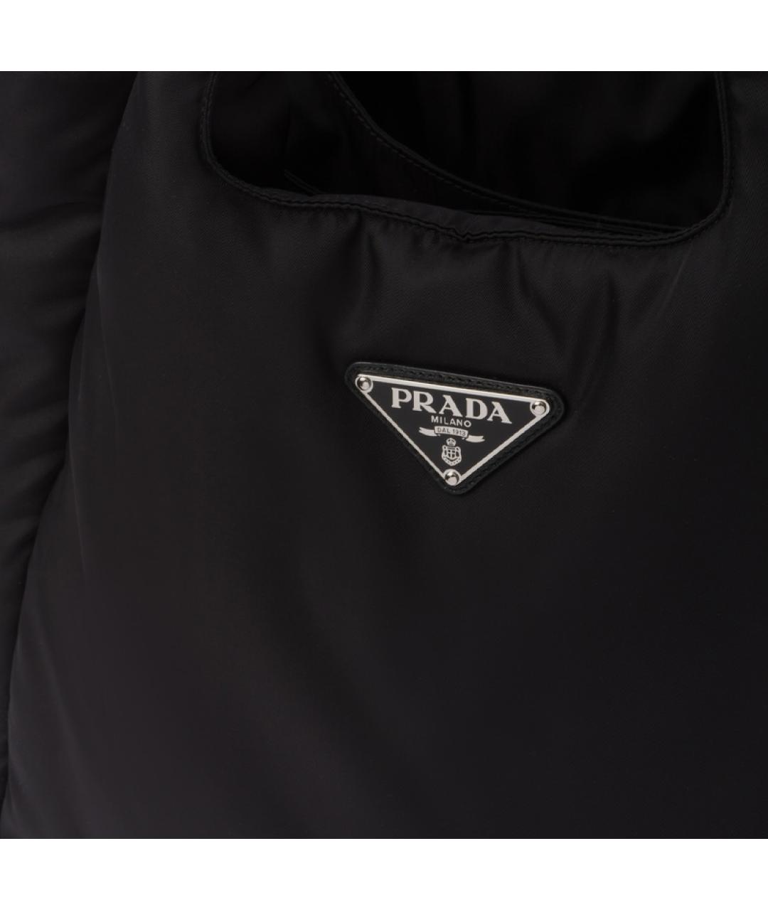 PRADA Черная сумка с короткими ручками, фото 4