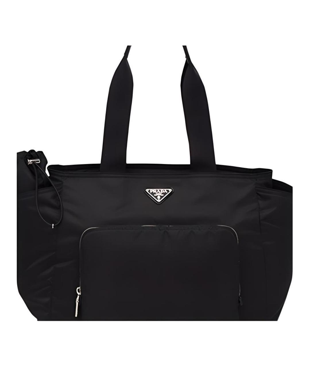 PRADA Черная сумка с короткими ручками, фото 4