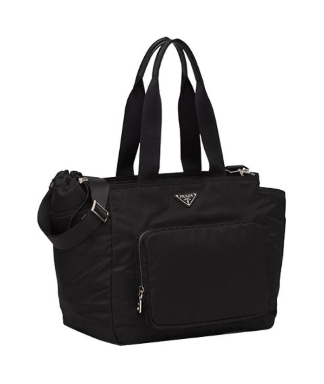 PRADA Черная сумка с короткими ручками, фото 2