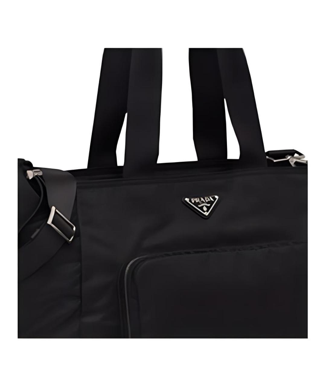 PRADA Черная сумка с короткими ручками, фото 5