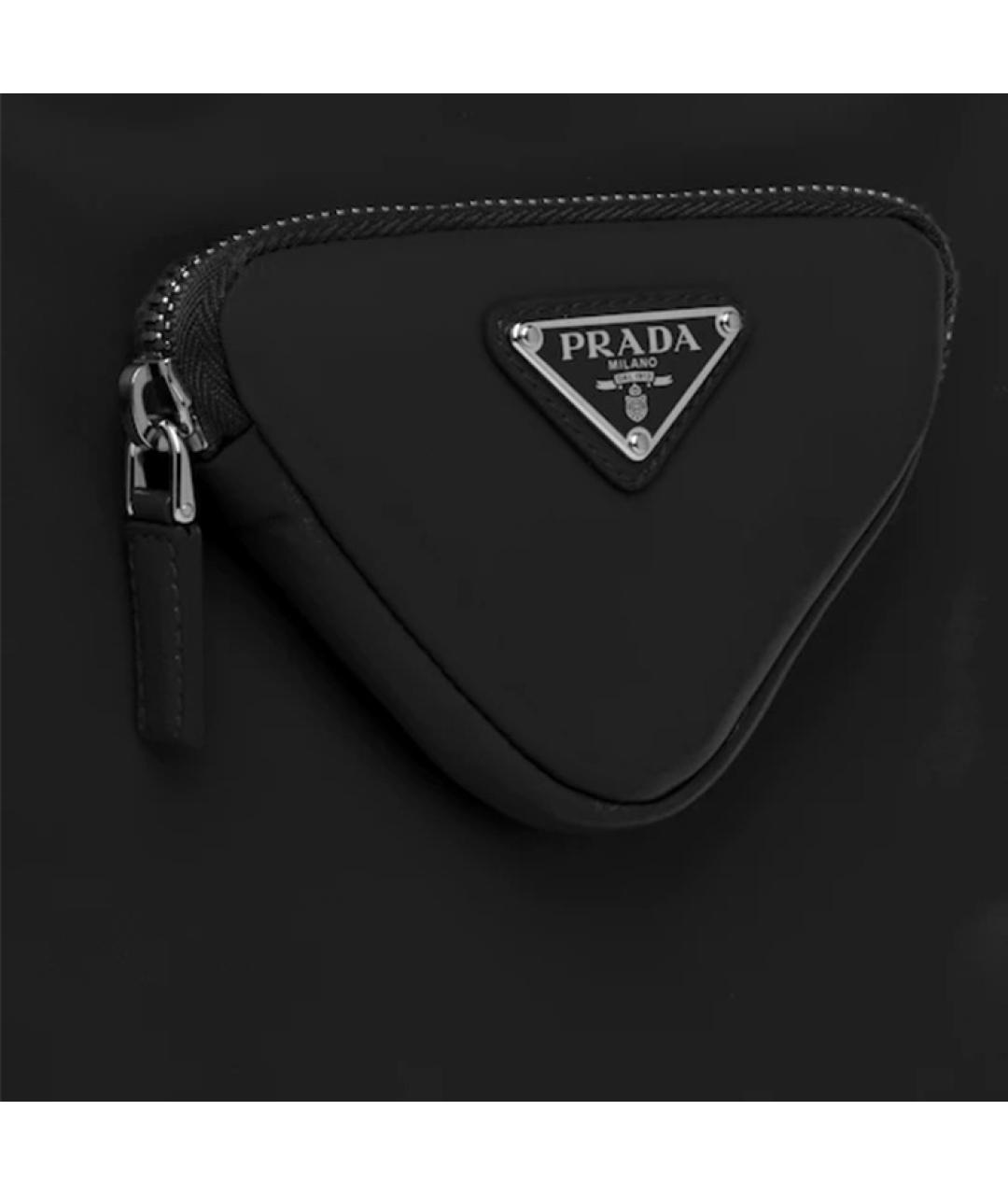 PRADA Черная сумка с короткими ручками, фото 5