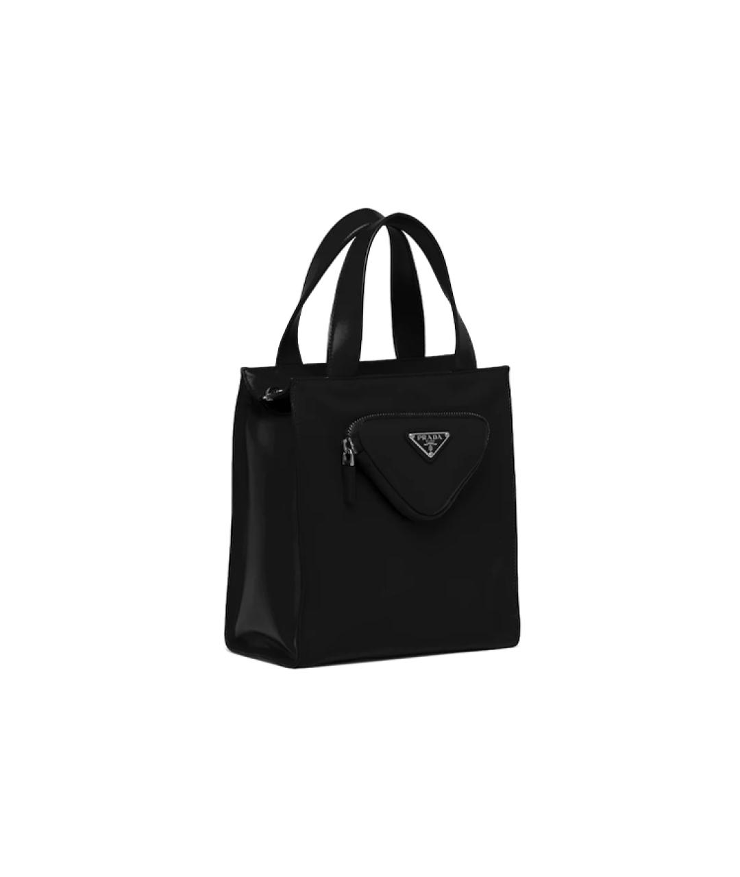 PRADA Черная сумка с короткими ручками, фото 2