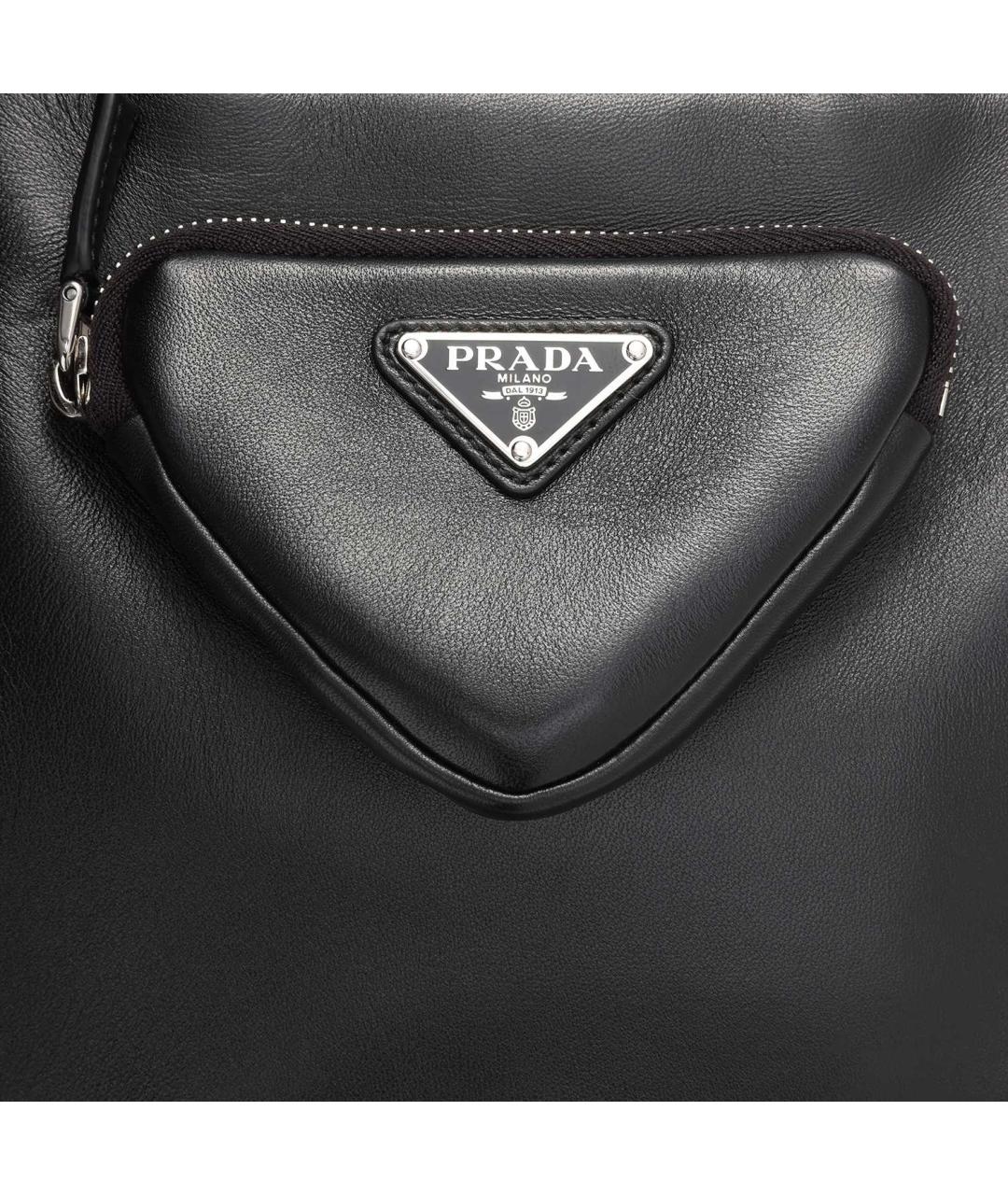 PRADA Черная сумка с короткими ручками, фото 6