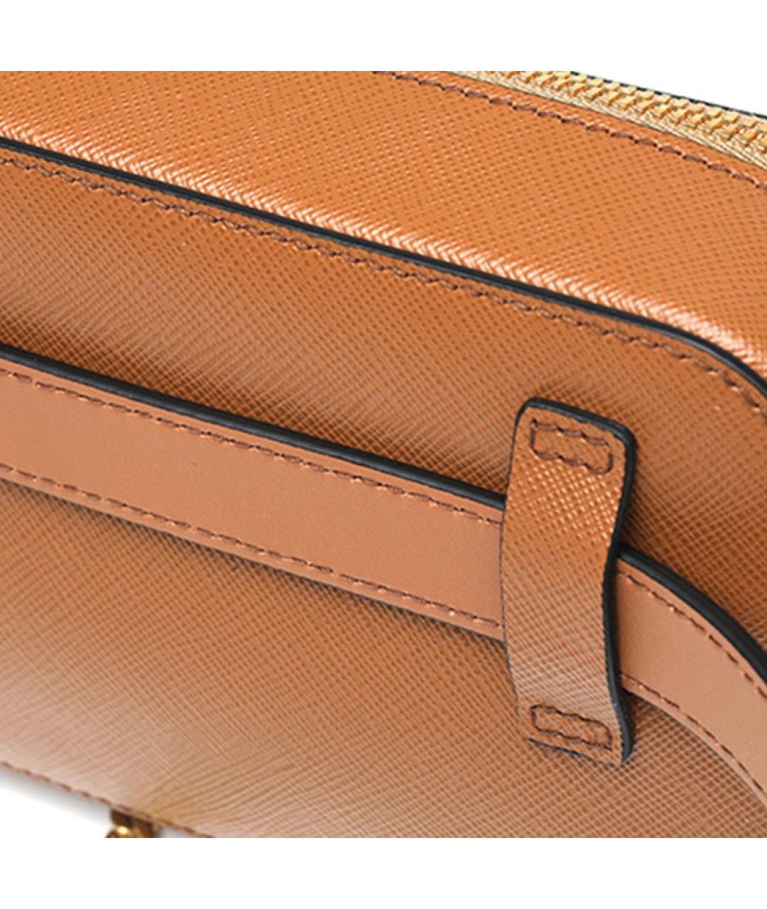 PRADA Коричневая кожаная сумка через плечо, фото 6