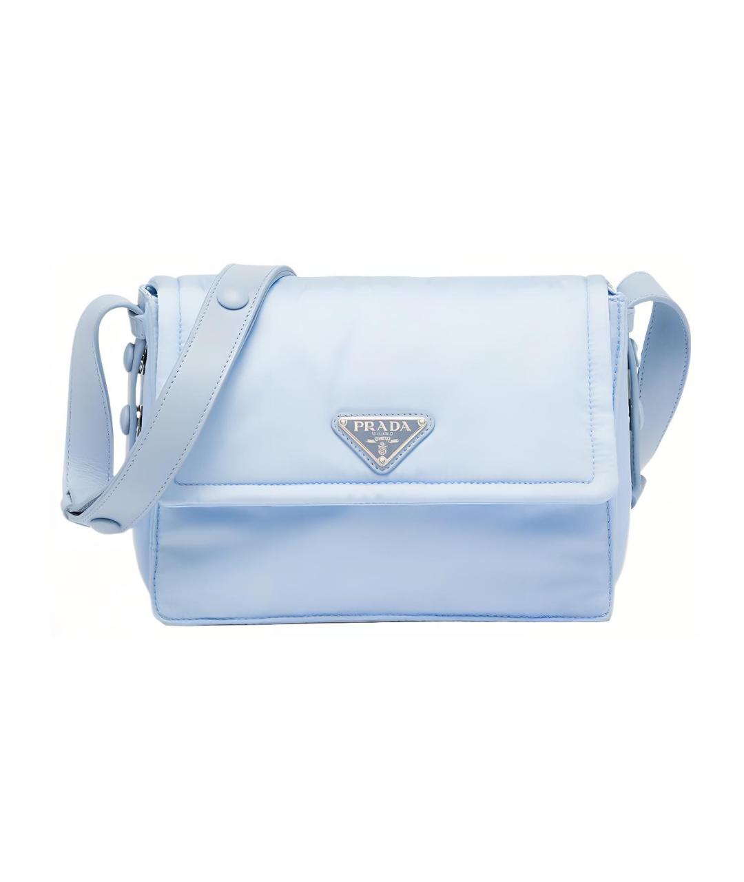 PRADA Голубая сумка на плечо, фото 1