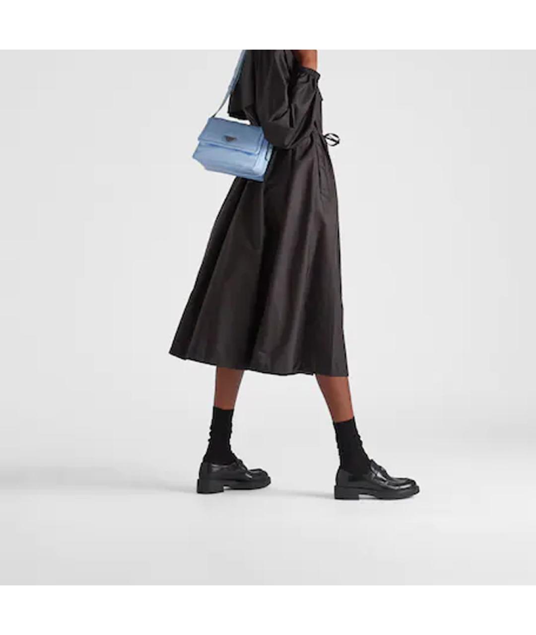 PRADA Голубая сумка на плечо, фото 5
