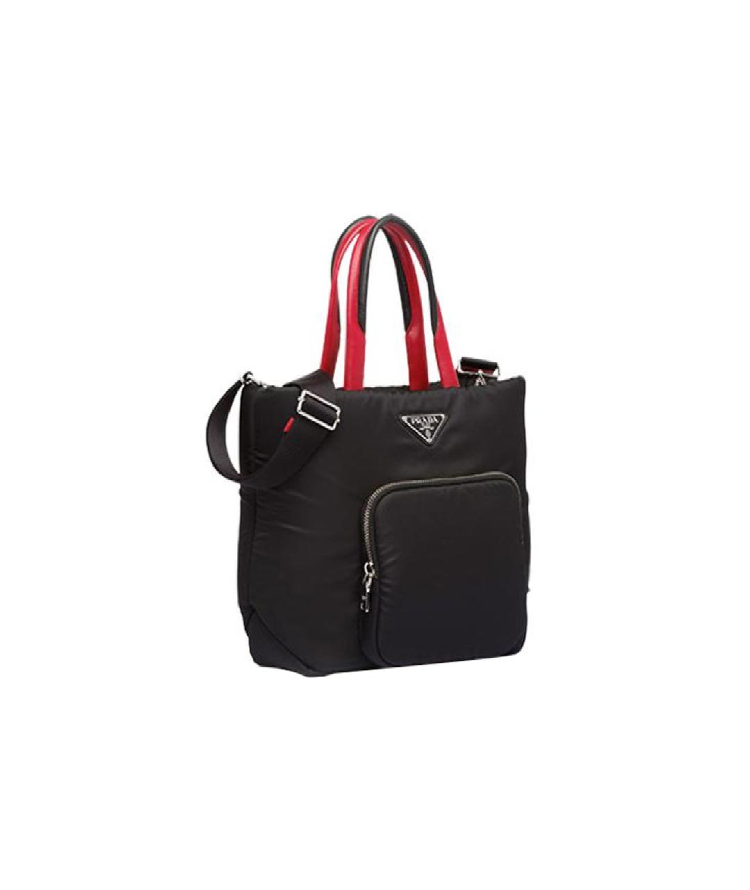PRADA Черная сумка с короткими ручками, фото 2