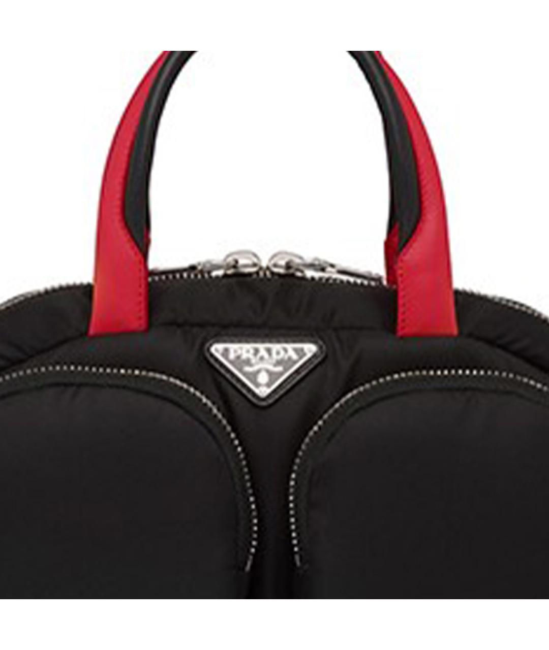 PRADA Черная сумка с короткими ручками, фото 4