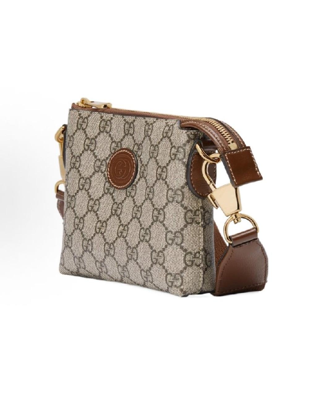 GUCCI Бежевая сумка на плечо, фото 3